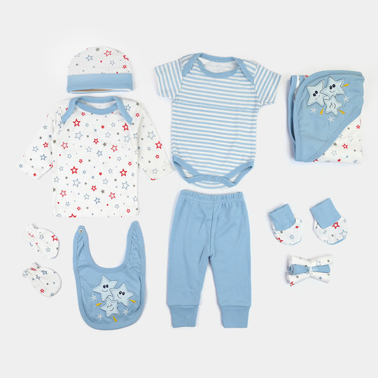 Infant Starter Set 11Pcs Star Powder Blue