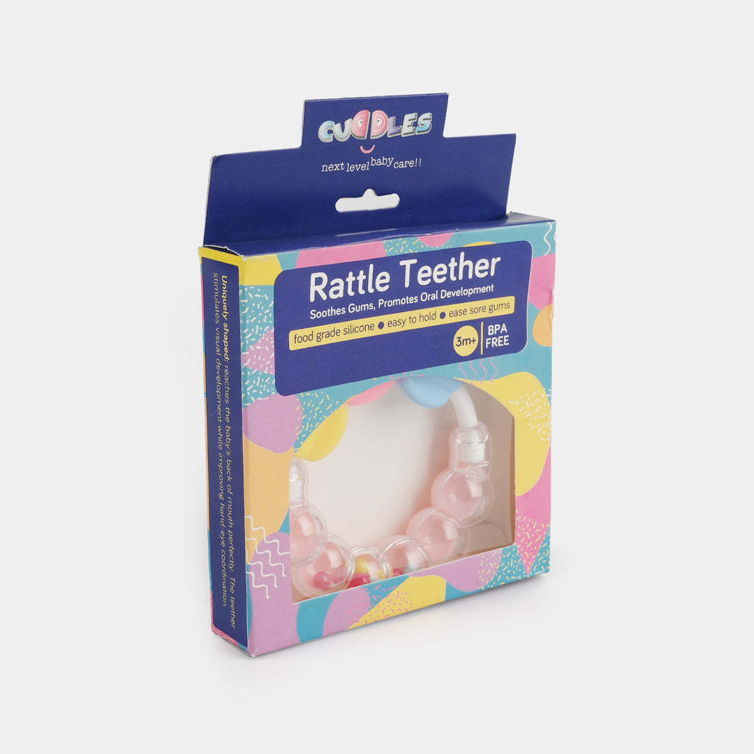 Multi Pattern Rattle & Silicon Teether