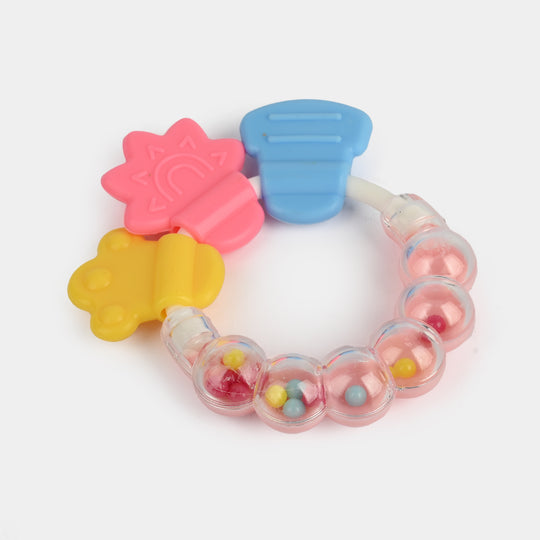 Multi Pattern Rattle & Silicon Teether