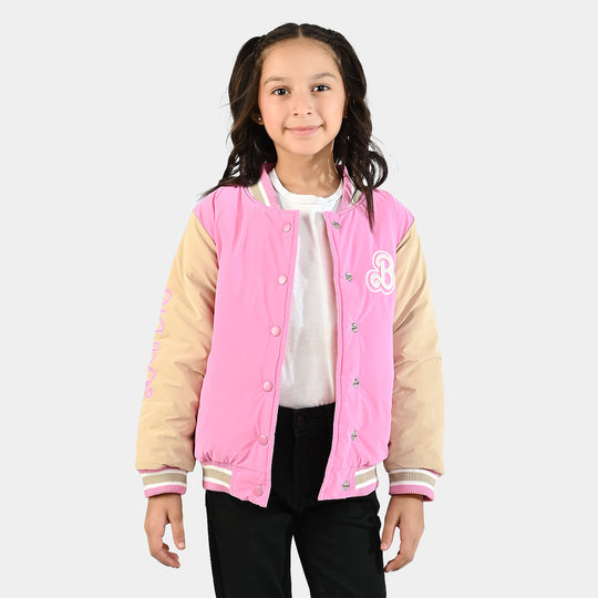 Girls Quilted Jacket F/S-PINK