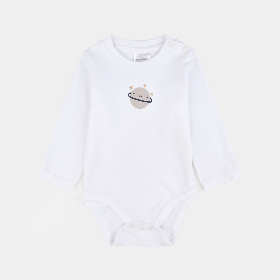 Infant Boys Cotton Interlock 3 PC Set-Sky/White/Navy