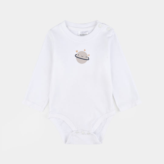 Infant Boys Cotton Interlock 3 PC Set-Sky/White/Navy