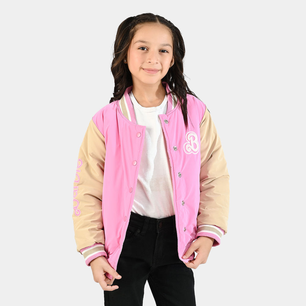 Girls Quilted Jacket F/S-PINK