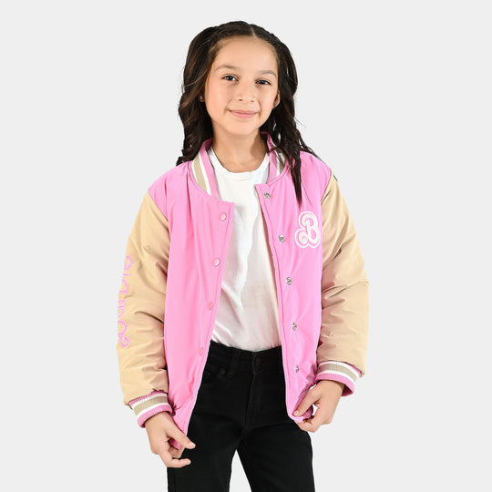 Girls Quilted Jacket F/S-PINK