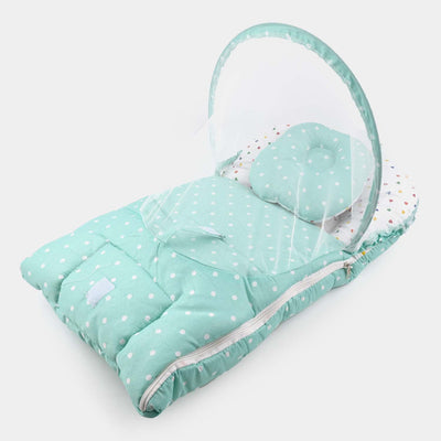 BABY BED WITH MOSQUITO PROTECTION NET | 2 IN 1