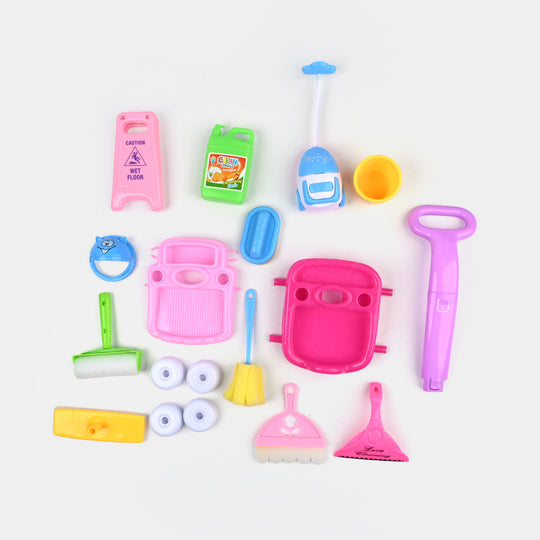 Cleaning Car Trolley Set For Kids