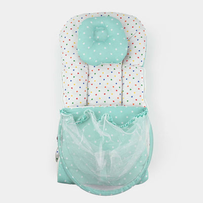 BABY BED WITH MOSQUITO PROTECTION NET | 2 IN 1