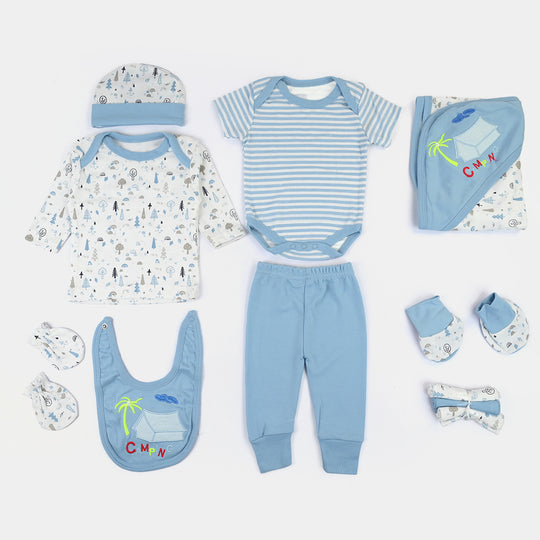 Infant Starter Set 11Pcs Tree Powder Blue