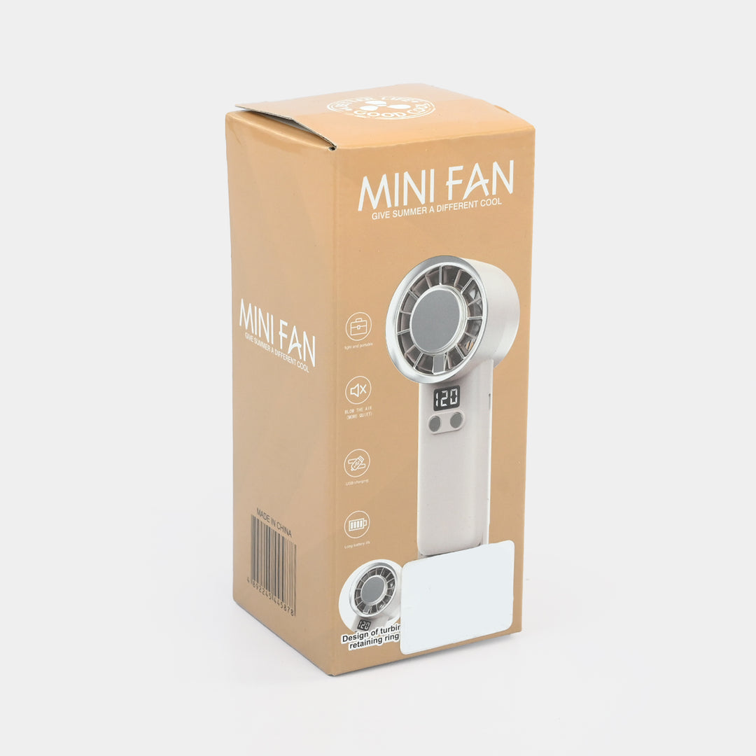 Speed Ring Buckle Digital Display Fan
