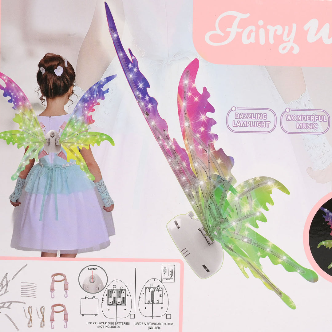 Electric Light-Up Fairy Wings