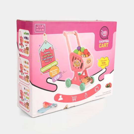 Children's Shopping Cart Play Set