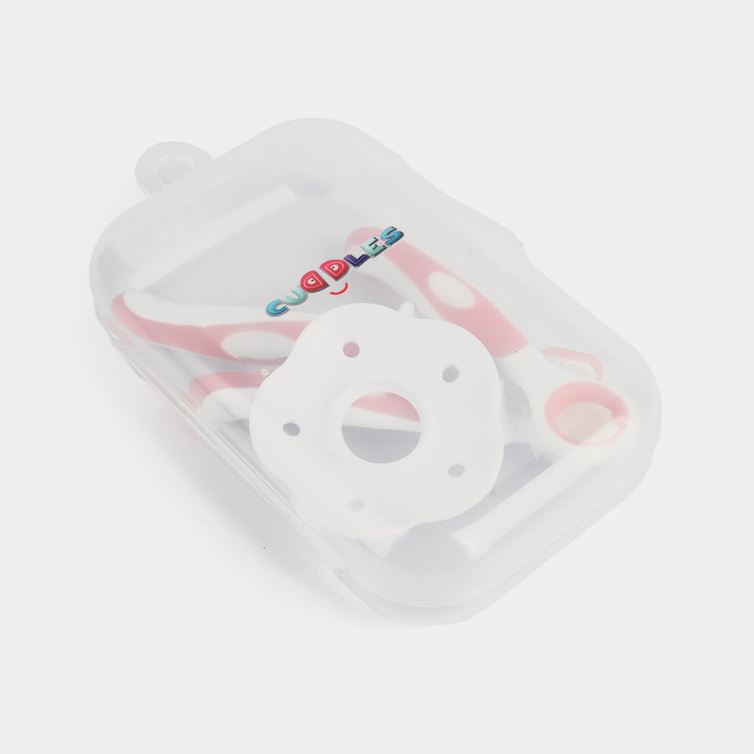 Cuddles First Tooth Brush & Oral Hygiene Set