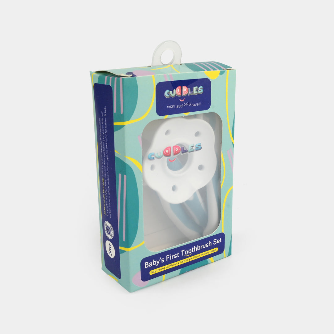 Cuddles First Tooth Brush & Oral Hygiene Set