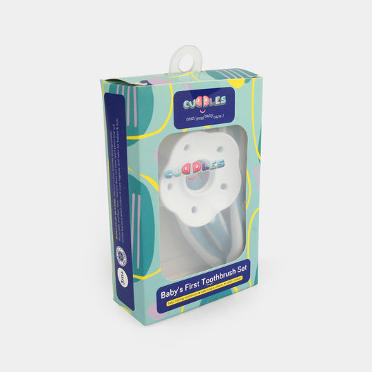 Cuddles First Tooth Brush & Oral Hygiene Set