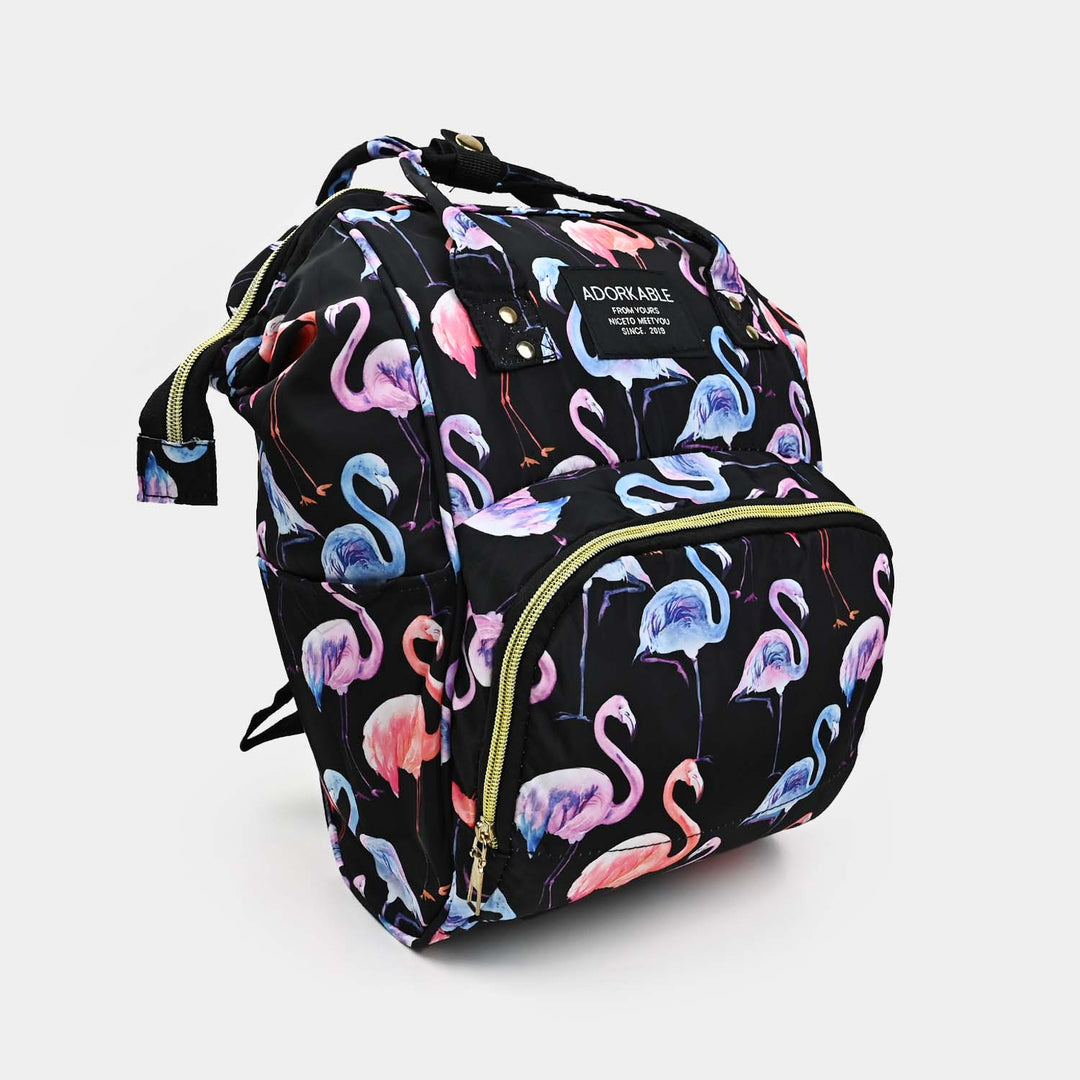 BABY CARE MOTHER BAG PACK | BLACK - 1300