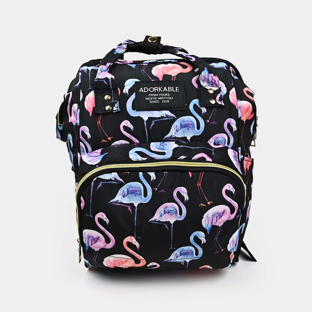 BABY CARE MOTHER BAG PACK | BLACK - 1300