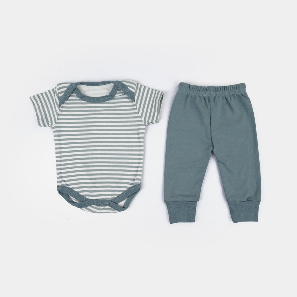 Infant Starter Set 11Pcs Ship Faded Denim