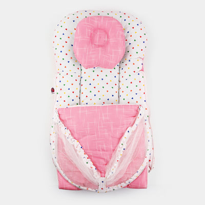 BABY BED WITH MOSQUITO PROTECTION NET | 2 IN 1