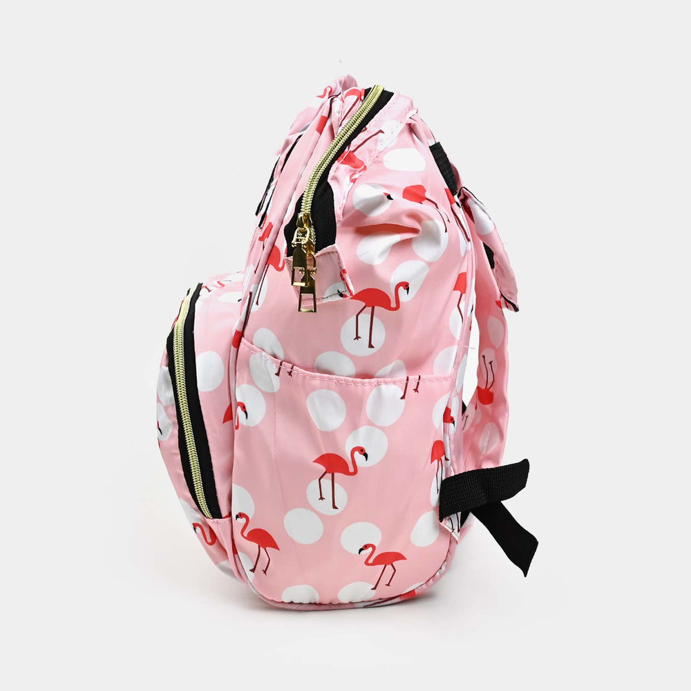 BABY CARE MOTHER BAG PACK | PINK - 1300