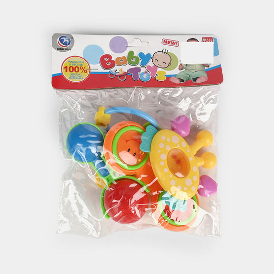 Infant Rattle and Teether Toy Set