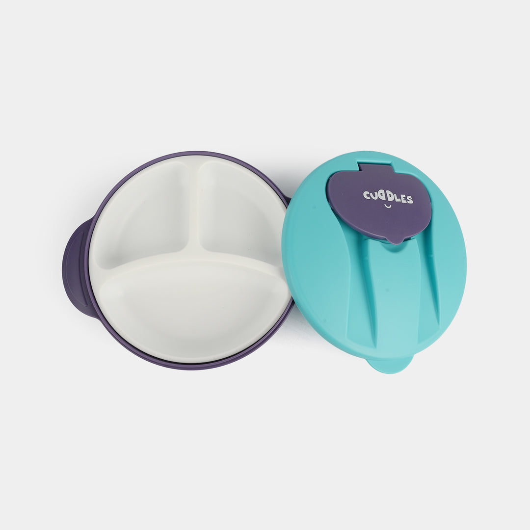 Multi-Divider Bowl & Cutlery Set