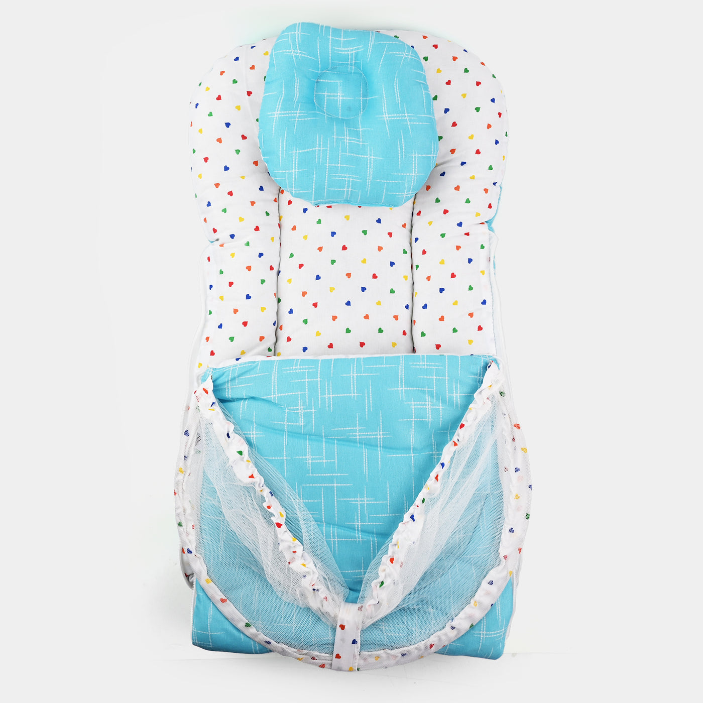 BABY BED WITH MOSQUITO PROTECTION NET | 2 IN 1