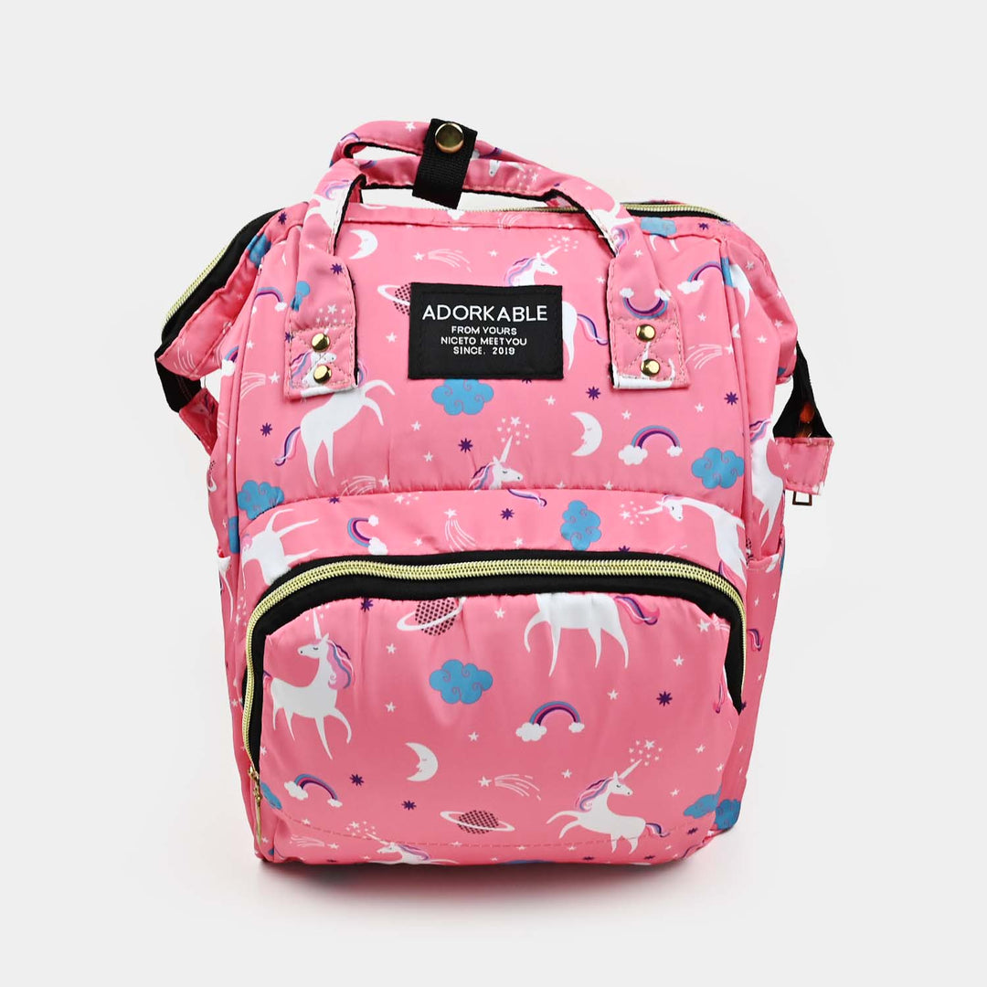 BABY CARE MOTHER BAG PACK | D.PINK - 1300