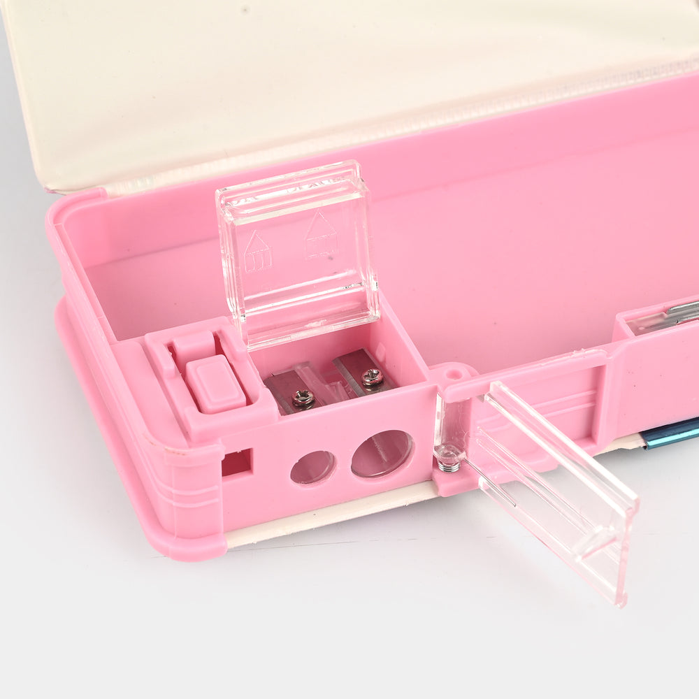 Pencil Box Magnetic Lock With Calculator For Kids