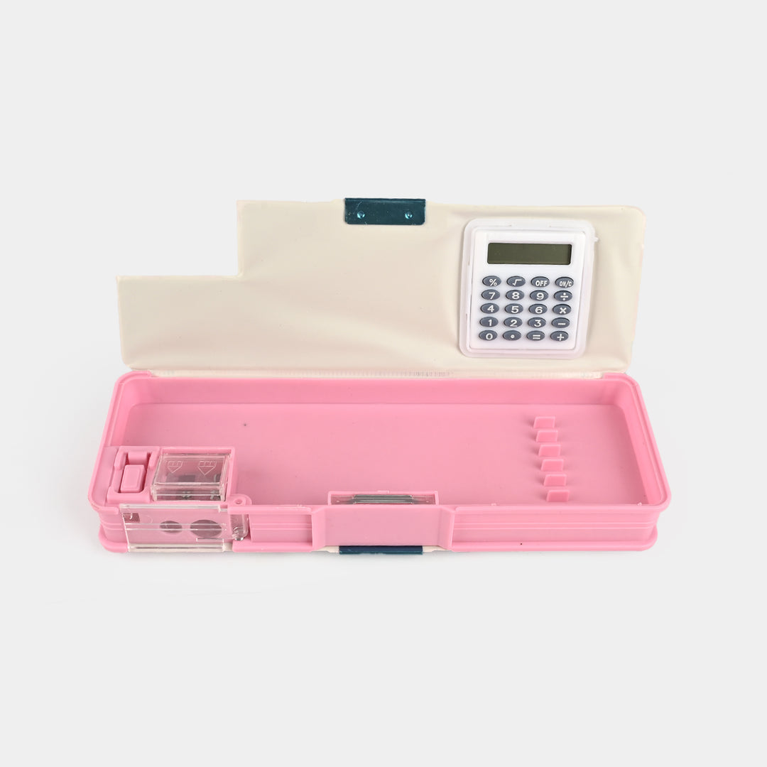 Pencil Box Magnetic Lock With Calculator For Kids