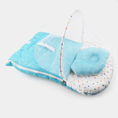 BABY BED WITH MOSQUITO PROTECTION NET | 2 IN 1