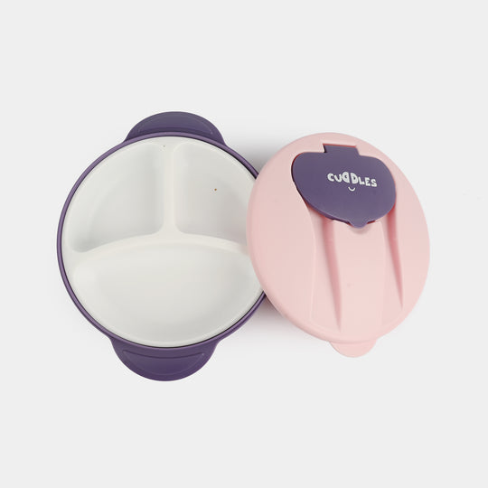 Multi-Divider Bowl & Cutlery Set