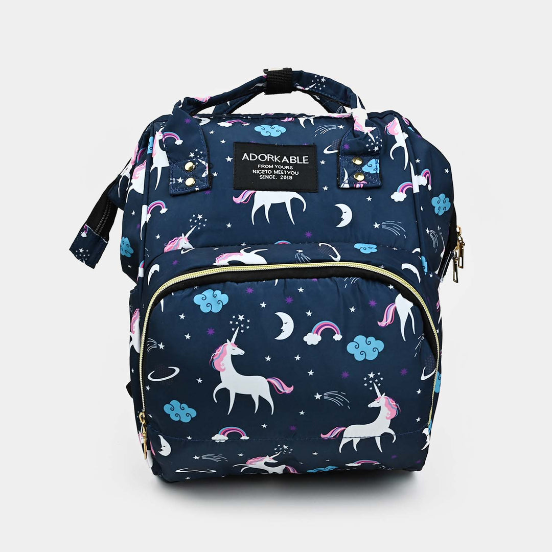 BABY CARE MOTHER BAG PACK | NAVY - 1300