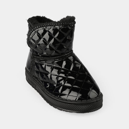 Girls Boots T222-BLACK