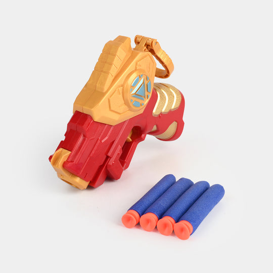 Superhero Armor Theme Soft Bullet Blaster Toy