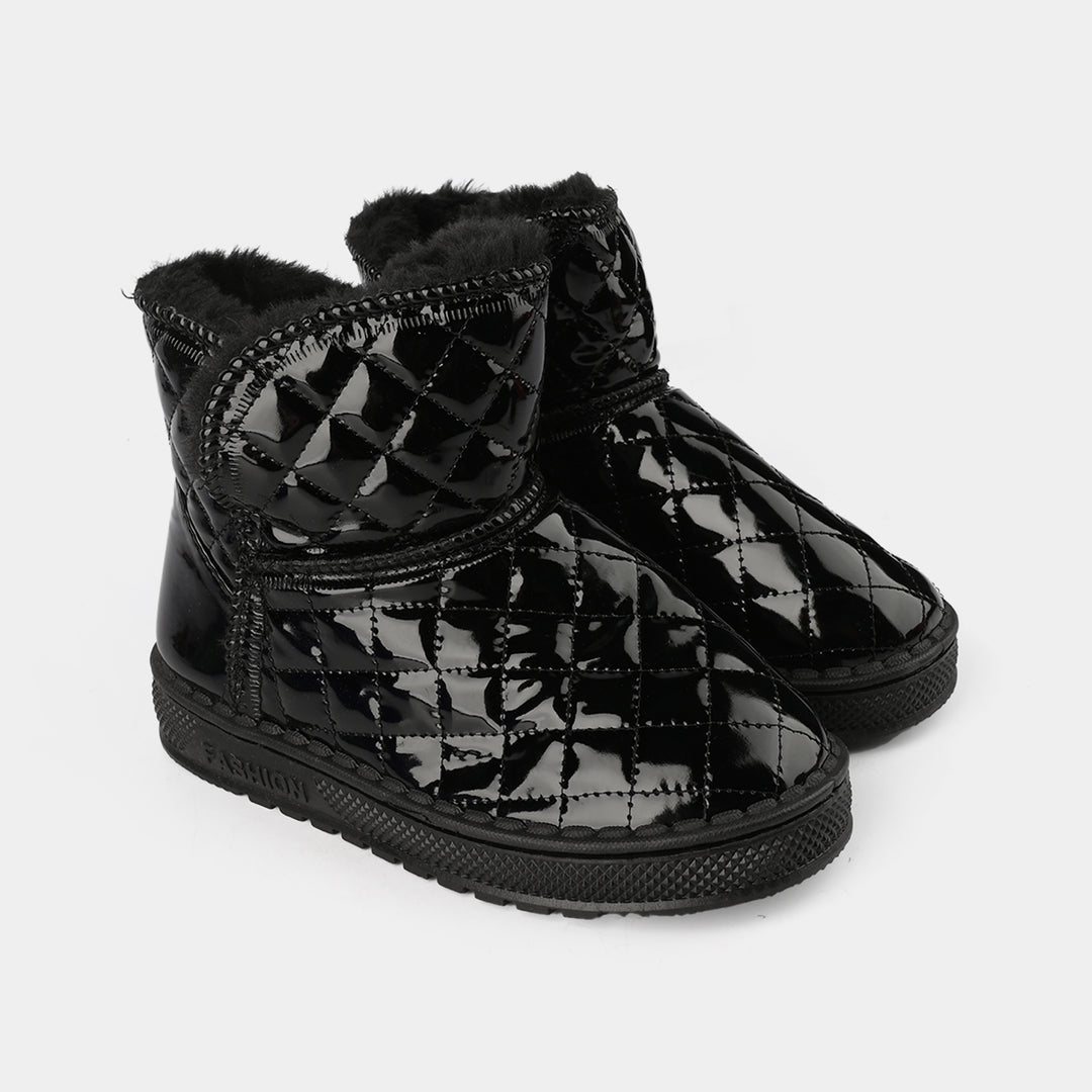 Girls Boots T222-BLACK