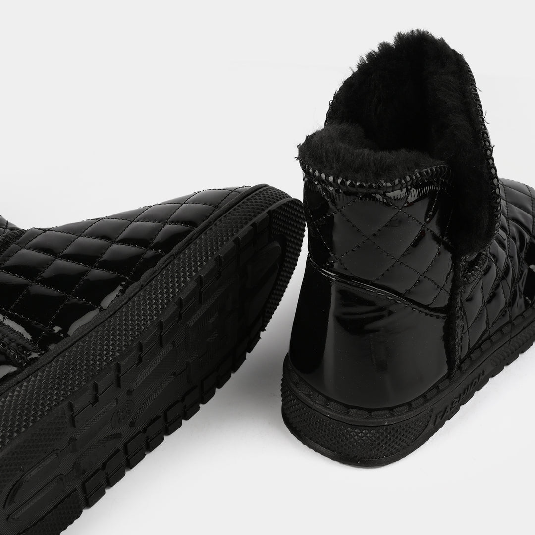 Girls Boots T222-BLACK