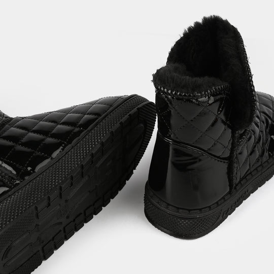 Girls Boots T222-BLACK