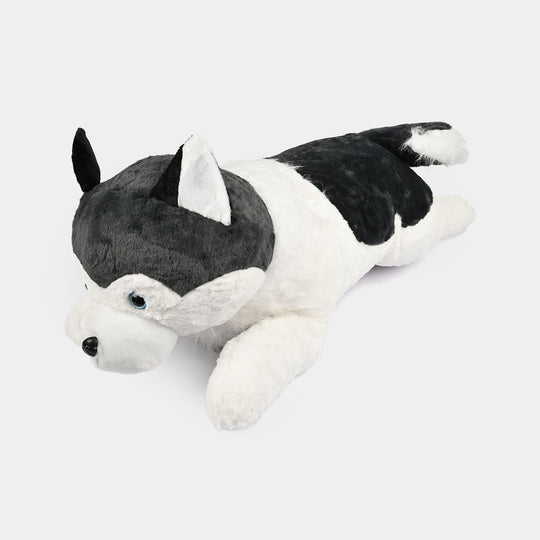 Large Lying-Down Husky Plush Toy