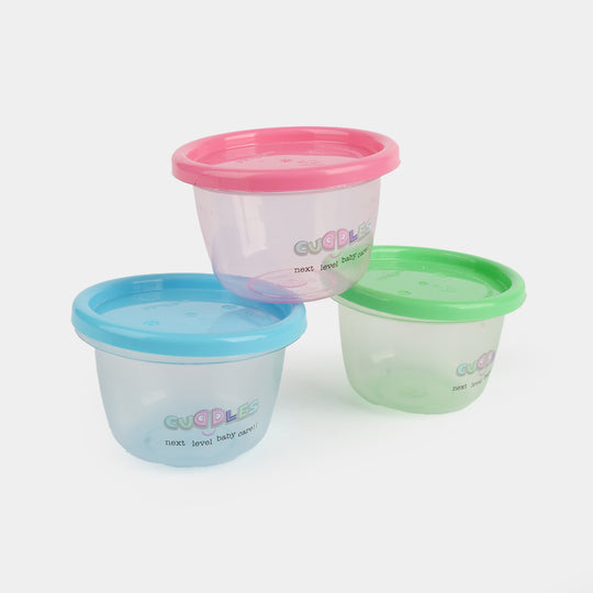 Safe Storage Cups Small (Pack Of 3)
