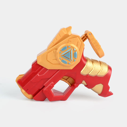 Superhero Armor Theme Soft Bullet Blaster Toy