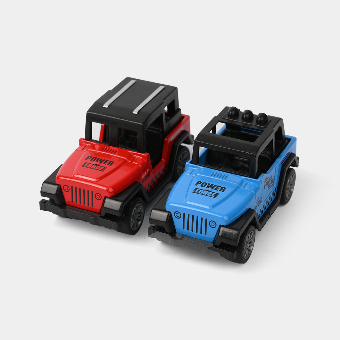 Die-Cast Pull Back Car 4Pcs Set