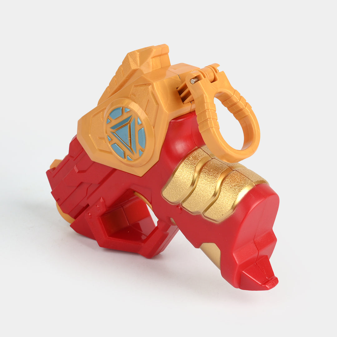 Superhero Armor Theme Soft Bullet Blaster Toy