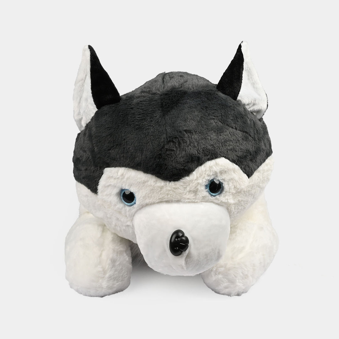 Large Lying-Down Husky Plush Toy
