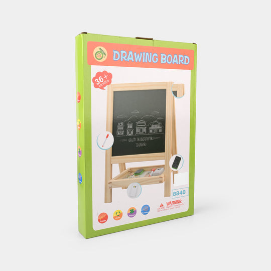 Double-Sided Educational Wooden Kids