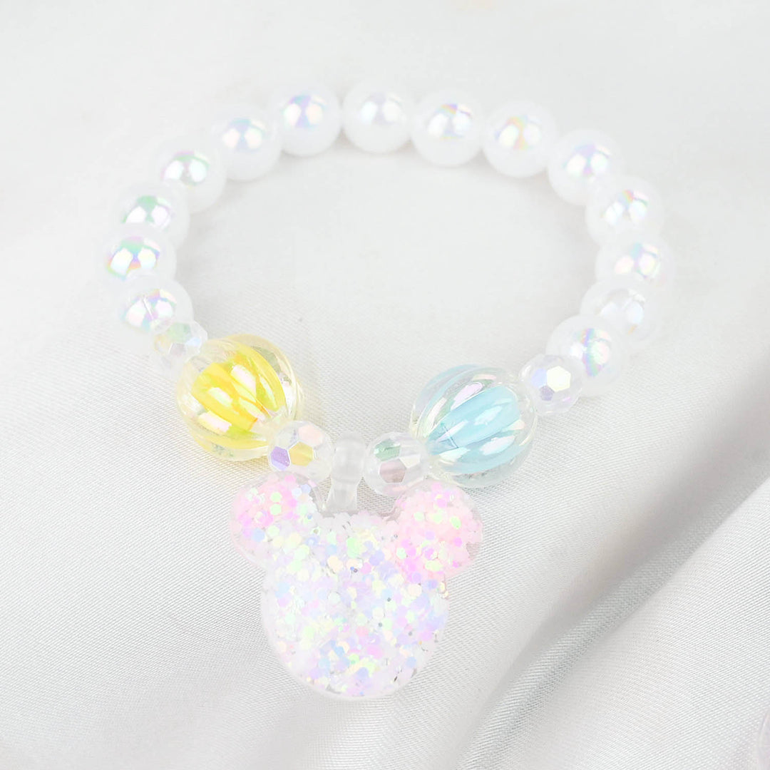 GIRLS CHARM BEADED NECKLACE & BRACELET