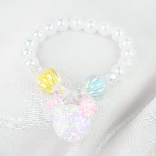 GIRLS CHARM BEADED NECKLACE & BRACELET