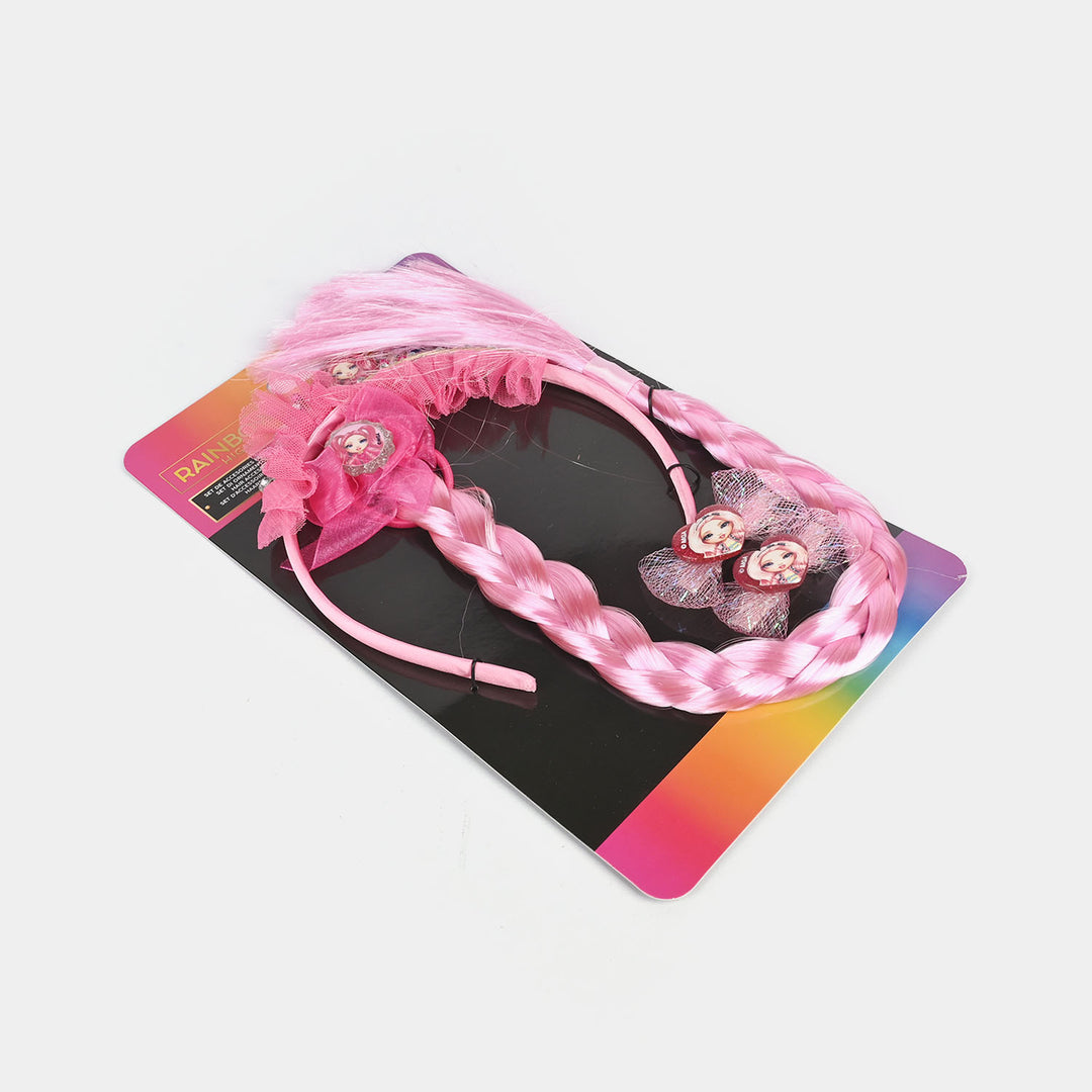Rainbow Hair Accessories Set