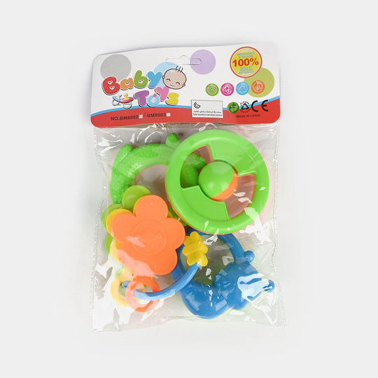 Infant Rattle and Teether Toy Set