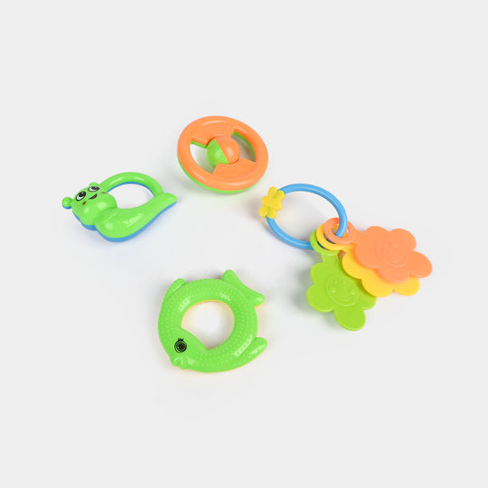 Infant Rattle and Teether Toy Set