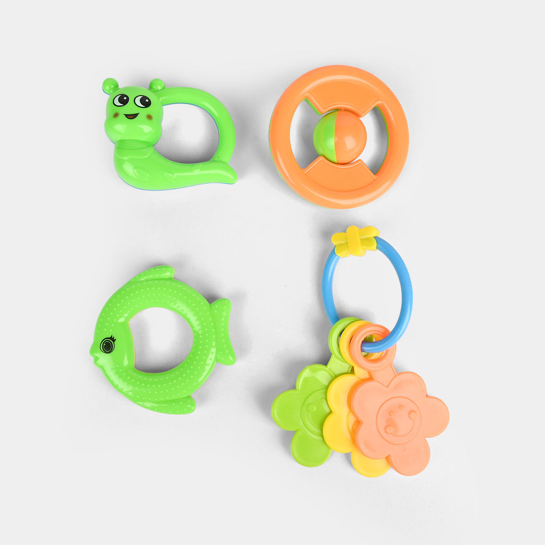 Infant Rattle and Teether Toy Set